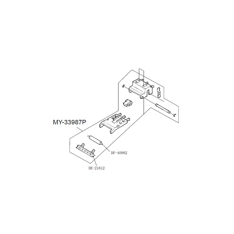 Pressure assy (pinch roller pair) MY-33987P